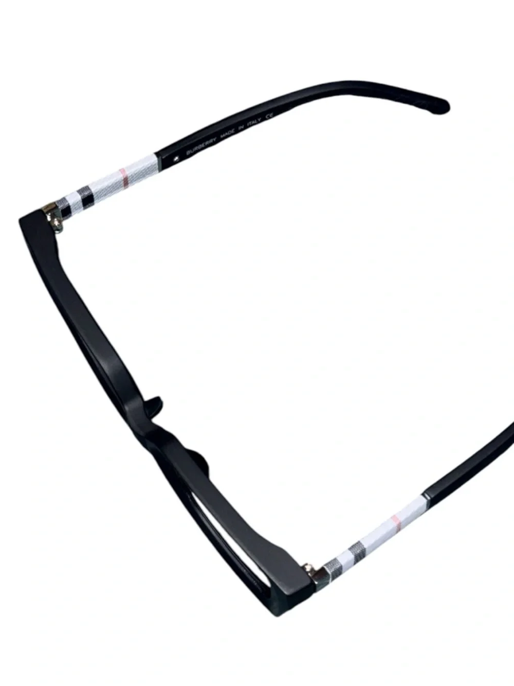 Burberry Black Eyewear with Subtle Logo - Picture 6 of 6